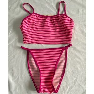 Vintage striped bikini